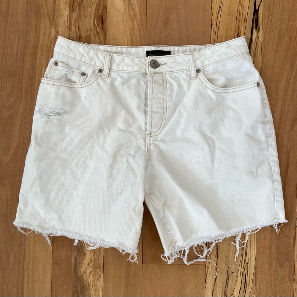 House Of Harlow 1960 High Rise Mom Bermuda Jean Shorts